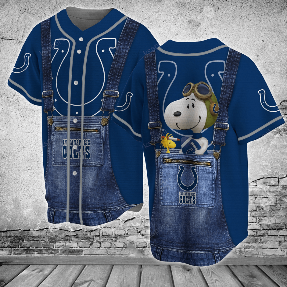 Indianapolis Colts Personalized Baseball Jersey BJ0160 - lylyprint.com T-Shirts, Hoodie, Sweatshirt (Image 2)