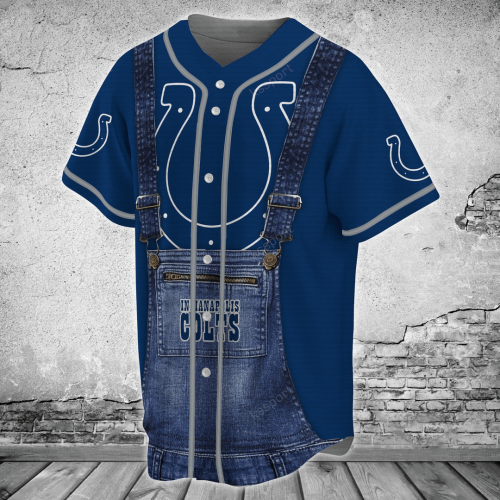 Indianapolis Colts Personalized Baseball Jersey BJ0160 - lylyprint.com T-Shirts, Hoodie, Sweatshirt (Image 3)