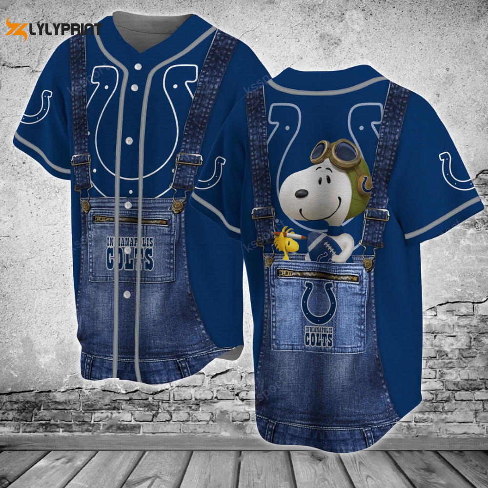 Indianapolis Colts Personalized Baseball Jersey BJ0160 - lylyprint.com T-Shirts, Hoodie, Sweatshirt (Image 1)