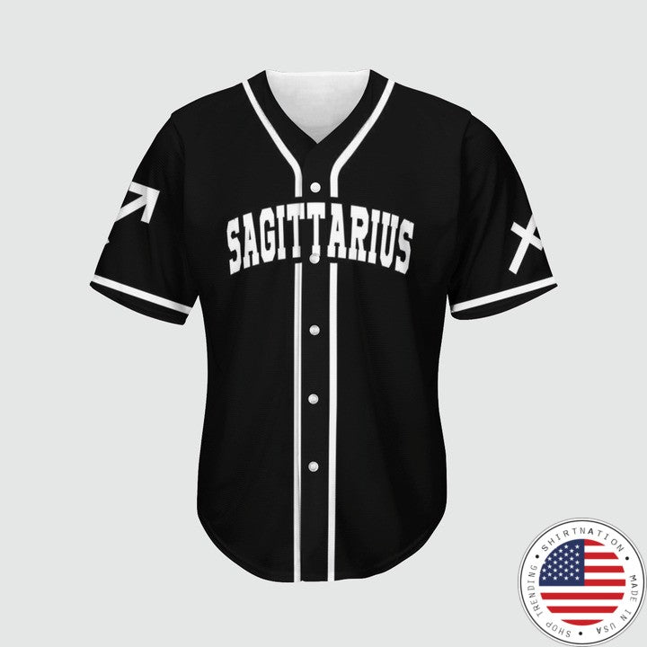 Sagittarius Baseball 3d Jersey