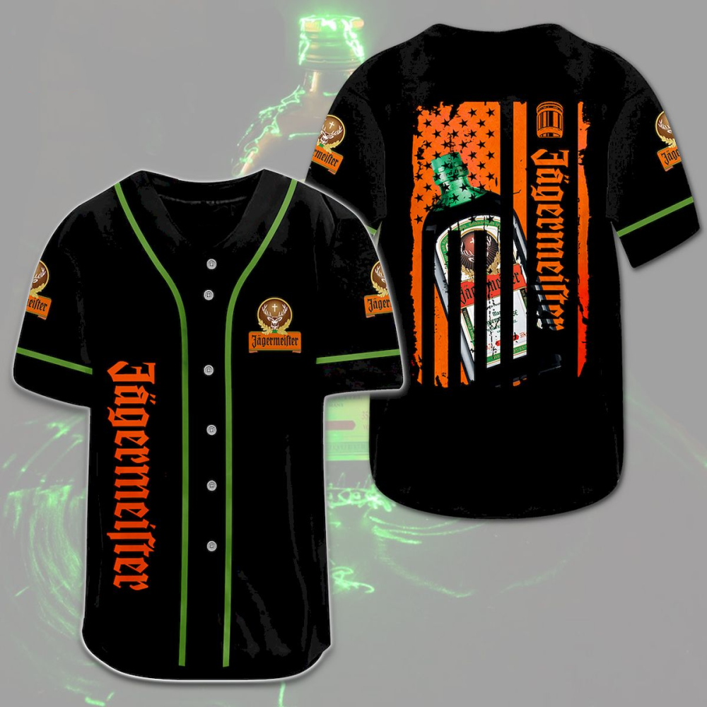 Jagermeister American Flag Baseball Jersey - Aopprinter T-Shirts, Hoodie, Sweatshirt | WearSparks.com (Image 2)