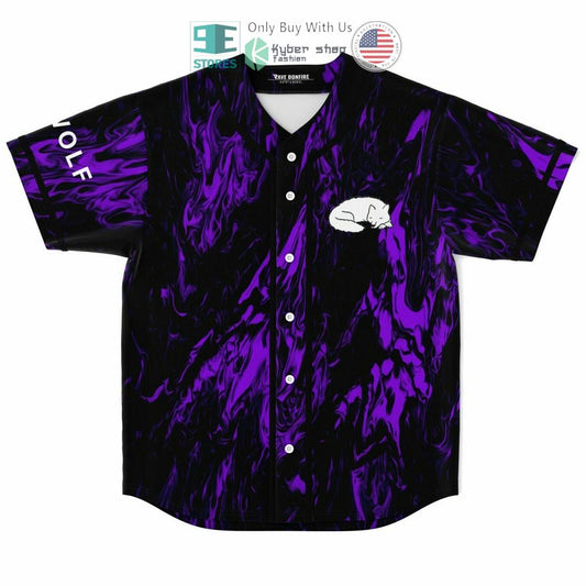 BEST Jai Wolf logo black purple Baseball Jersey