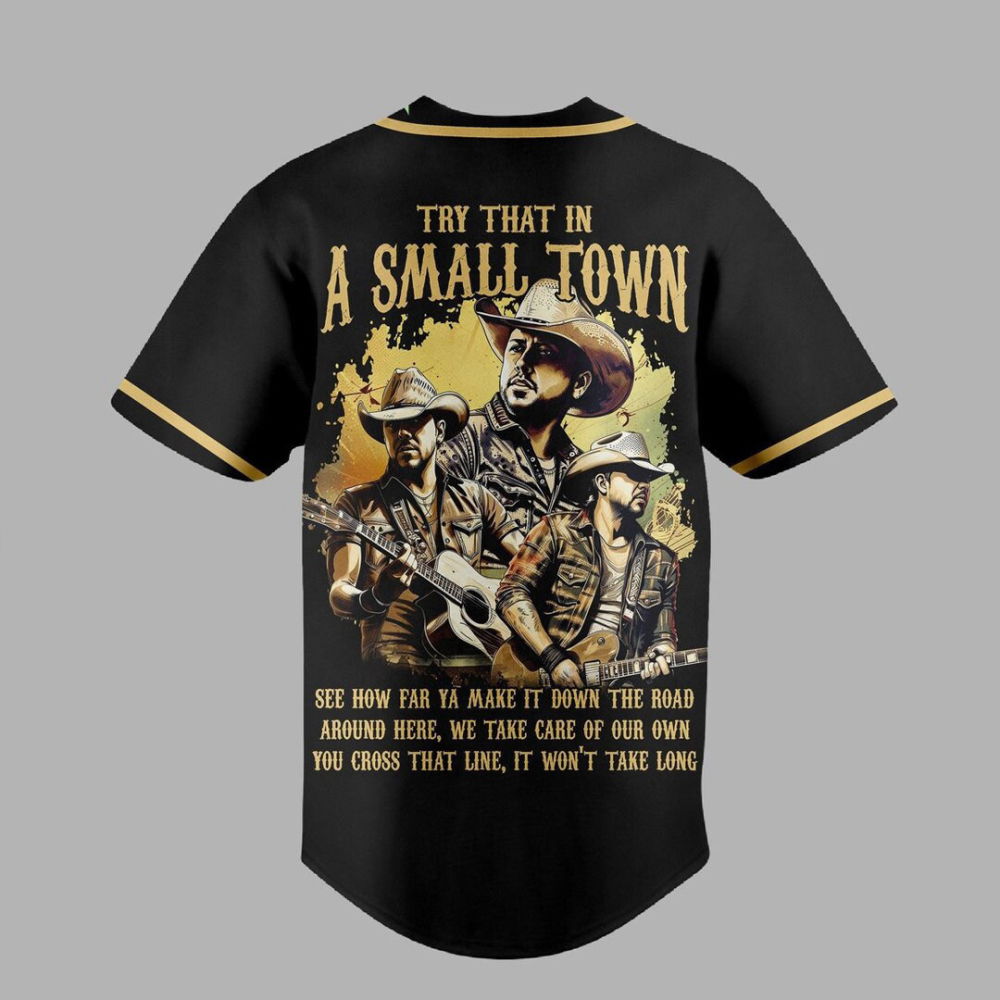Jason Aldean Try That In A Small Town Highway Desperado Tour Baseball Jersey - lylyprint.com T-Shirts, Hoodie,... (Image 3)