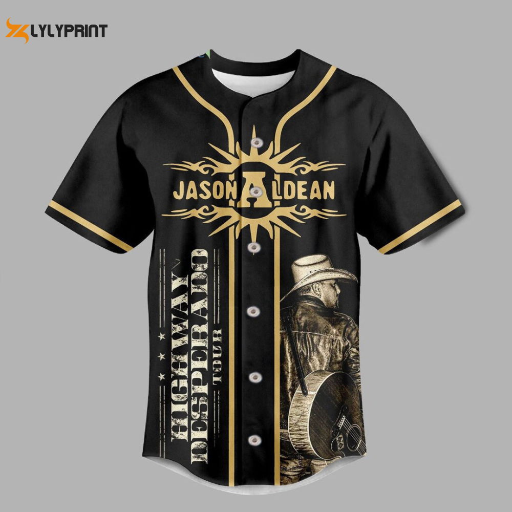 Jason Aldean Try That In A Small Town Highway Desperado Tour Baseball Jersey - lylyprint.com T-Shirts, Hoodie,... (Image 1)