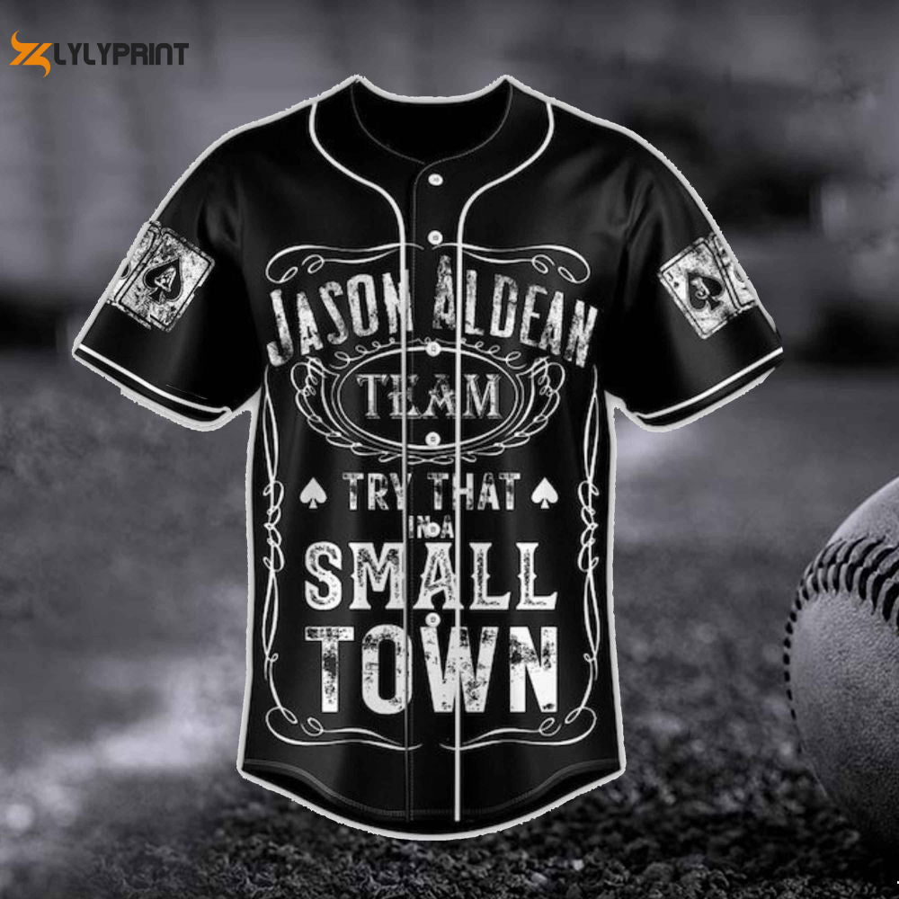 Jason Team Try That In A Small Town Baseball Jersey - lylyprint.com T-Shirts, Hoodie, Sweatshirt | WearSparks.com (Image 2)