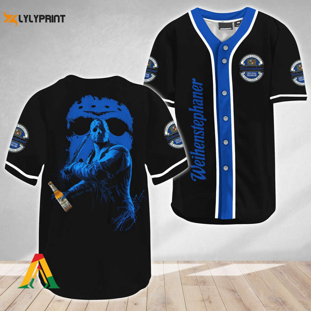 Jason Voorhees Friday The 13th Weihenstephaner Baseball Jersey - Gift for Men Women - lylyprint.com T-Shirts, Hoodie,...