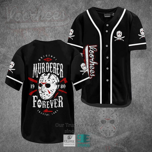 Jason Voorhees Murderer Horror Movie Baseball Jersey