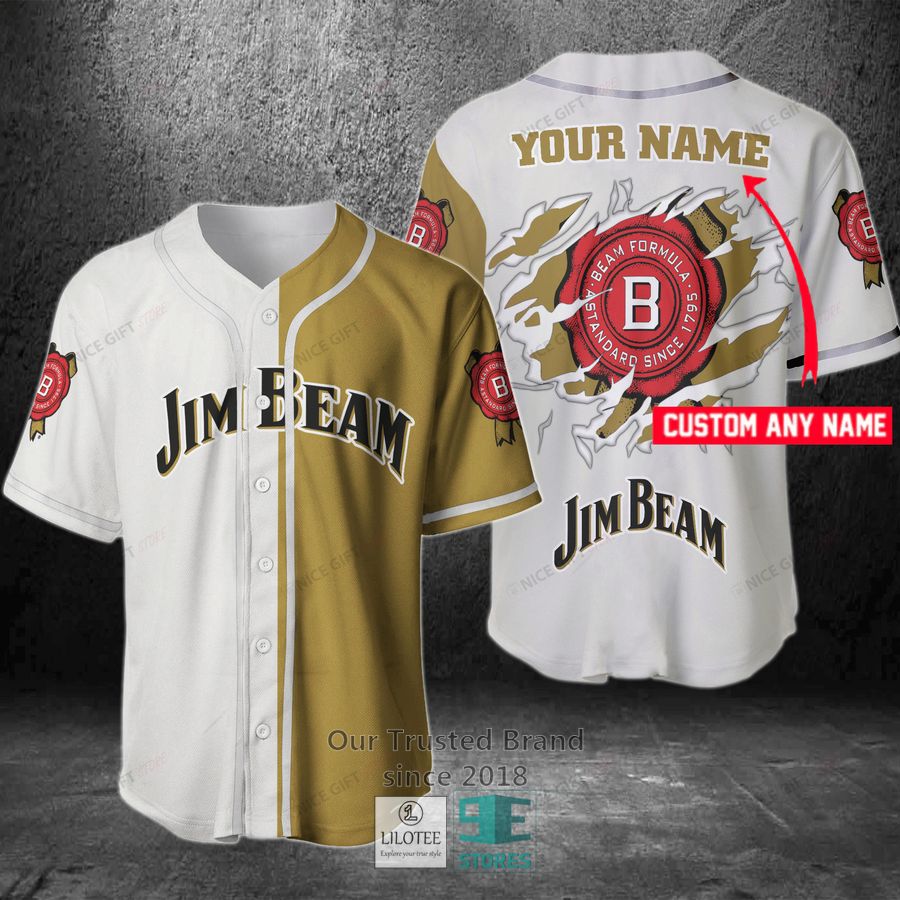 Jim Beam Your Name Baseball Jersey