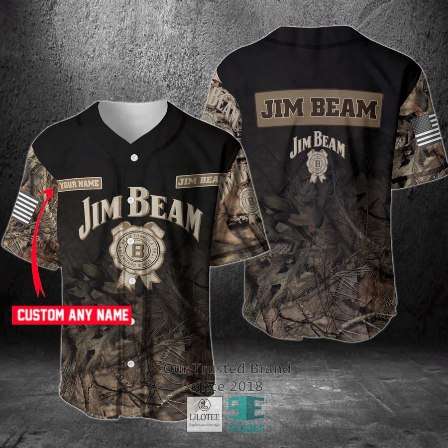 Jim Beam Your Name Hunting Baseball Jersey