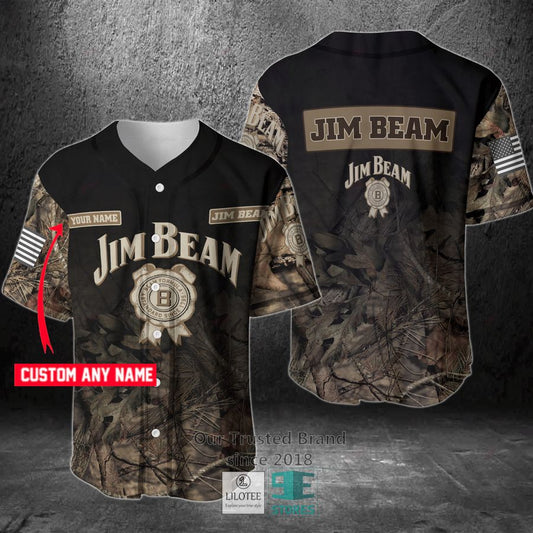 Jim Beam Your Name Hunting Baseball Jersey