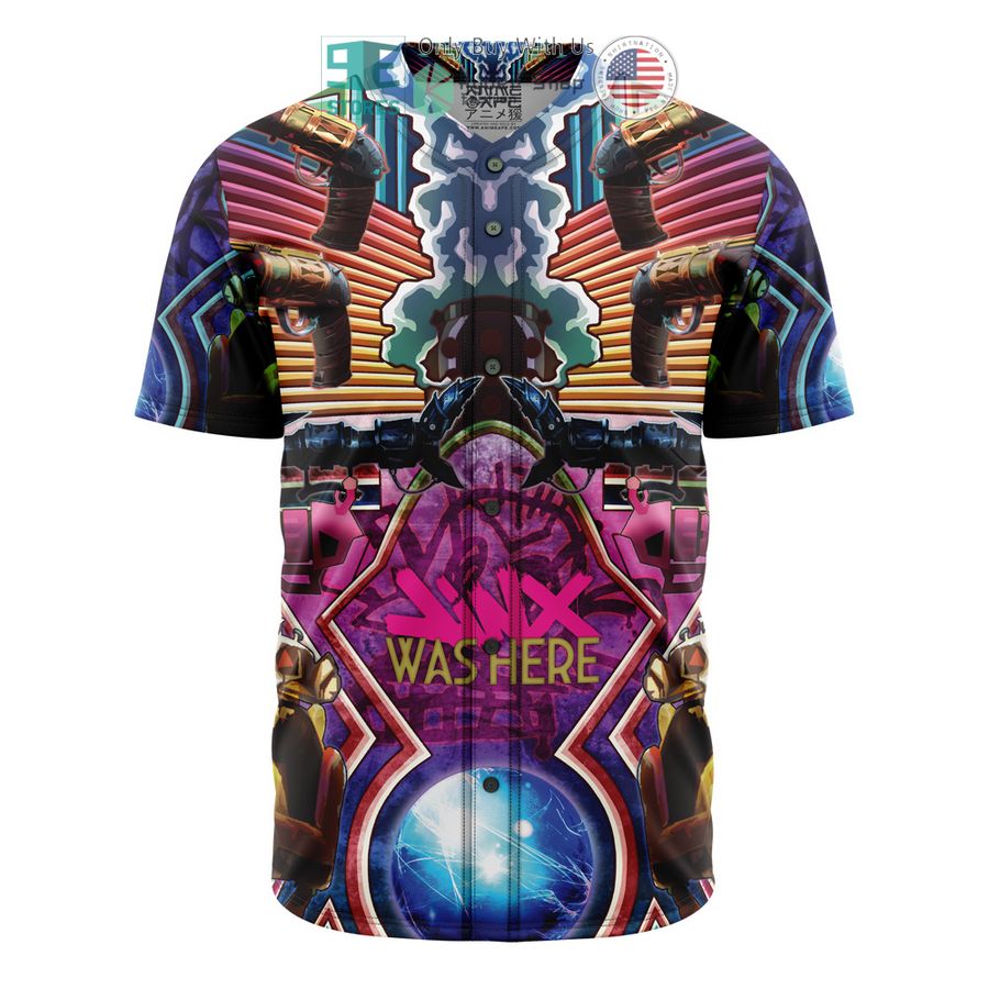 BEST Jinx Arcane League of Legends Baseball Jersey