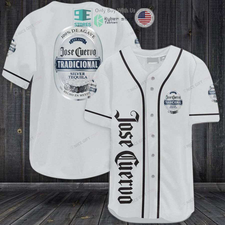 BEST Jose Cuervo white Baseball Jersey