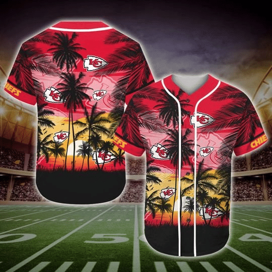 Kansas City Chiefs Tropical Baseball Jersey Gifts for Fans - lylyprint.com T-Shirts, Hoodie, Sweatshirt (Image 3)