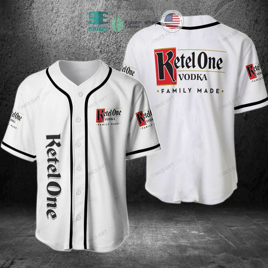 BEST Ketel One Vodka Family Made white Baseball Jersey