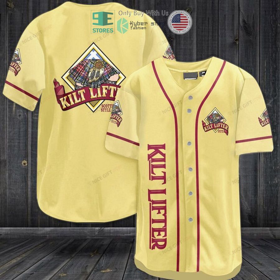 BEST Kilt Lifter Scottish Style Baseball Jersey