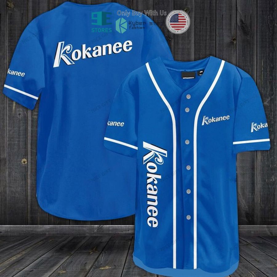 BEST Kokanee blue Baseball Jersey