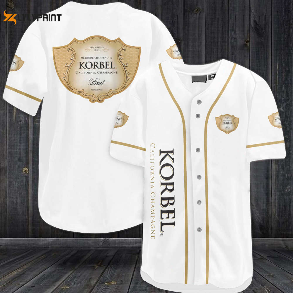 Korbel California Champagne All Over Print Unisex Baseball Jersey - lylyprint.com T-Shirts, Hoodie, Sweatshirt