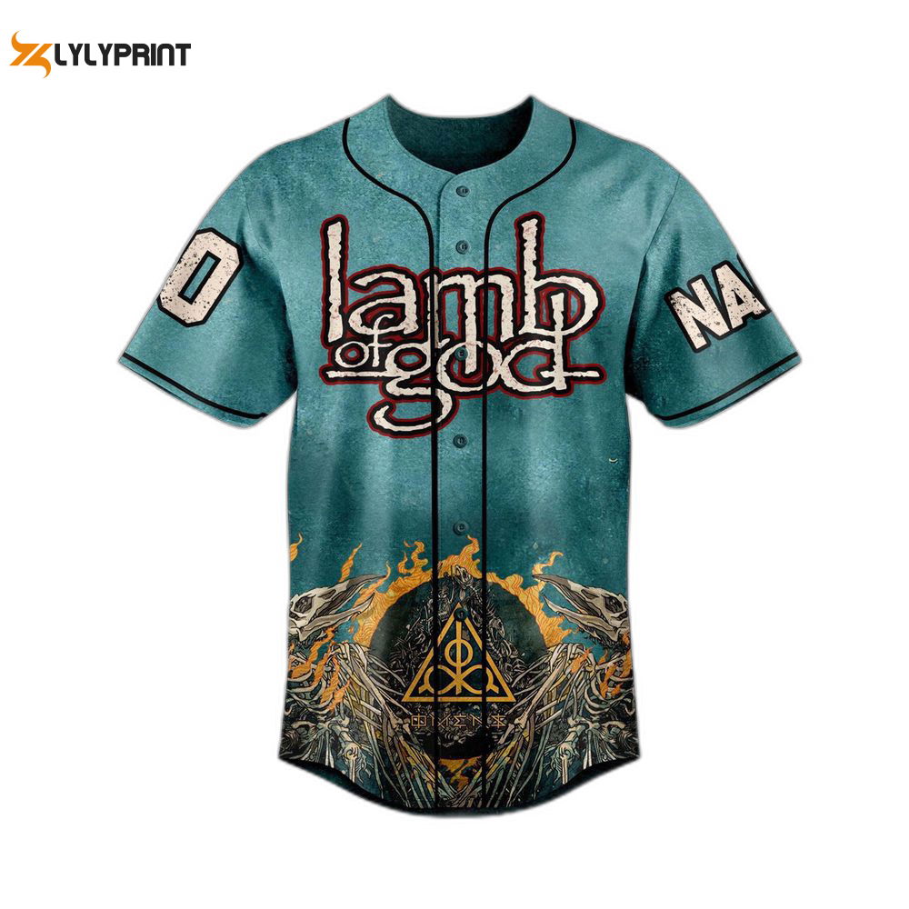 Lamb Of God Baseball Jersey For Men Women, Lamb Of God Jersey, Horror Jersey - lylyprint.com T-Shirts, Hoodie,... (Image 1)