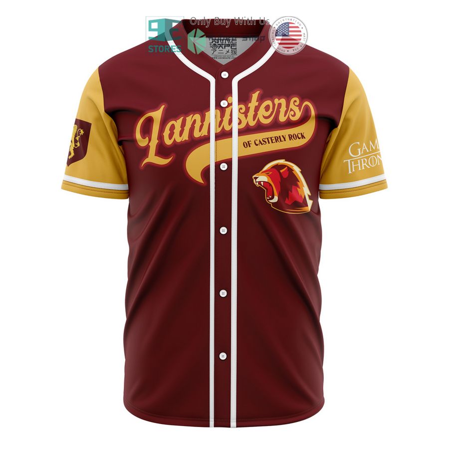 BEST Lannisters of Casterly Rock Game of Thrones Baseball Jersey