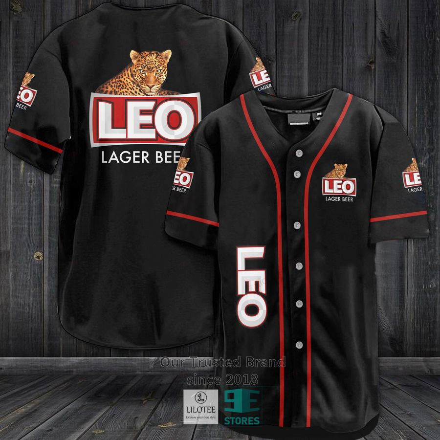 Leo Lager Beer Baseball Jersey