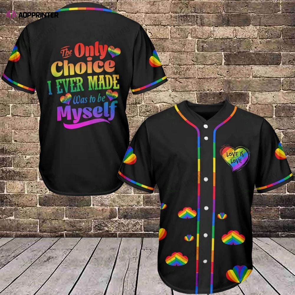 LGBT Baseball Tee: Love is Love Jersey 398 - Embrace Equality and Style! - Aopprinter Hoodie, Sweatshirt | WearSparks.com