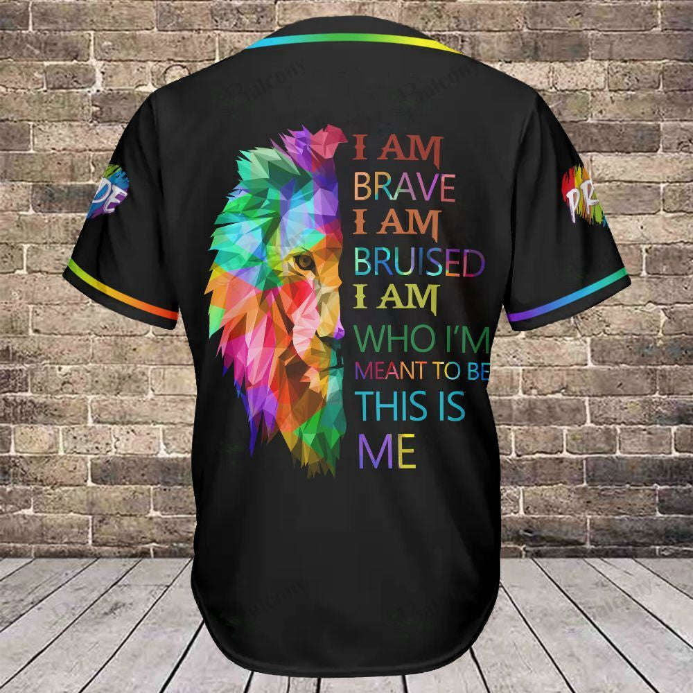 LGBT Pride Baseball Tee - Personalized Name Jersey 314 QT205071Td - Aopprinter Hoodie, Sweatshirt | WearSparks.com (Image 2)