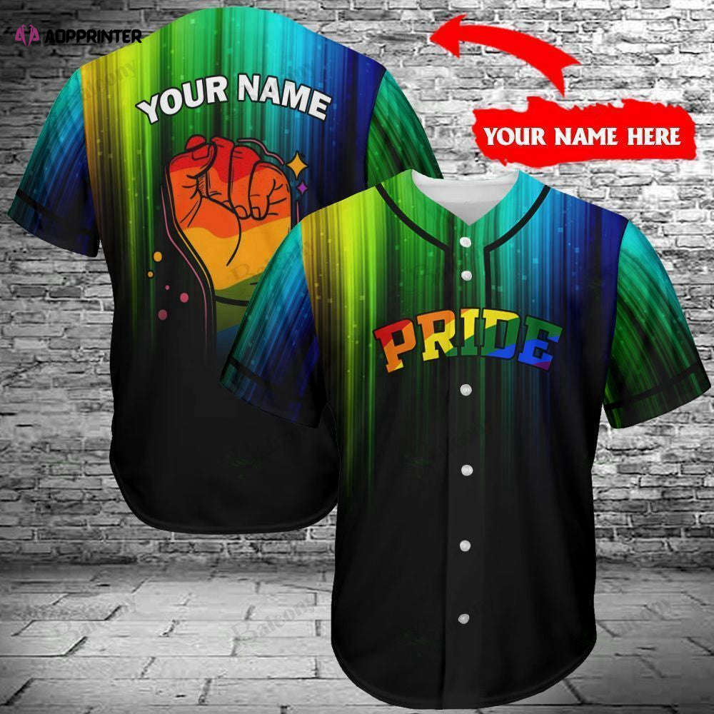 LGBT Pride Personalized Baseball Tee - Custom Name Jersey 311 QT206040Td - Aopprinter Hoodie, Sweatshirt | WearSparks.com