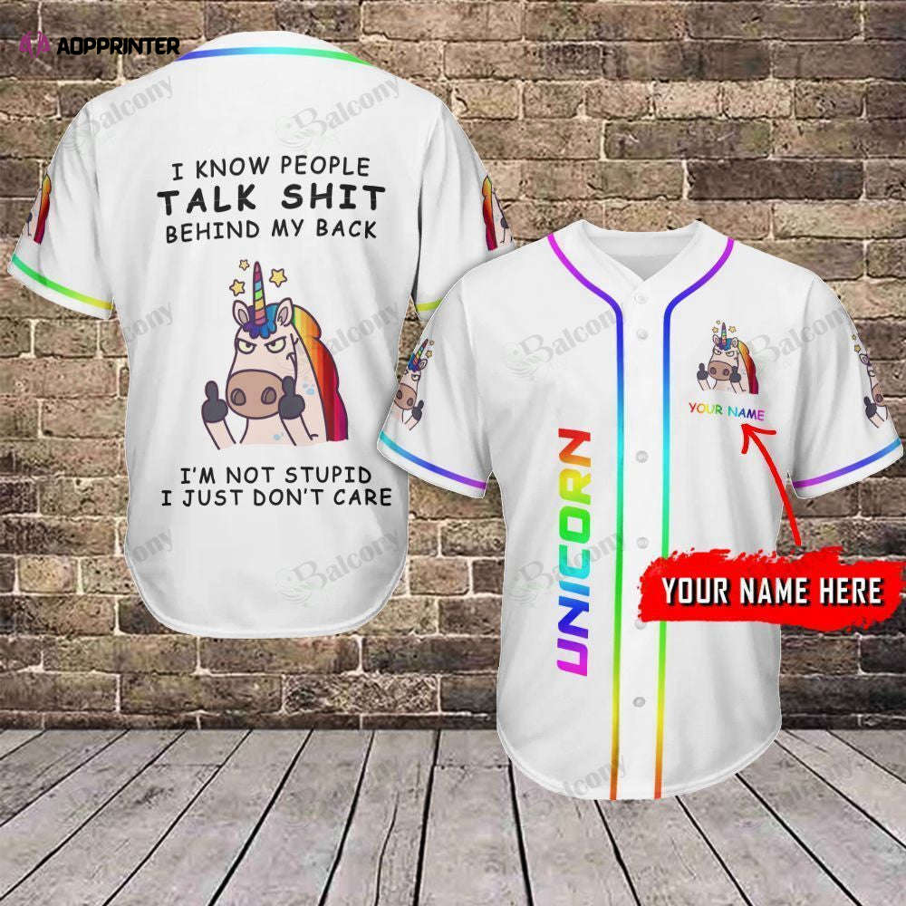 LGBT Unicorn Personalized Baseball Tee - Custom Name Jersey 337 - Aopprinter Hoodie, Sweatshirt | WearSparks.com