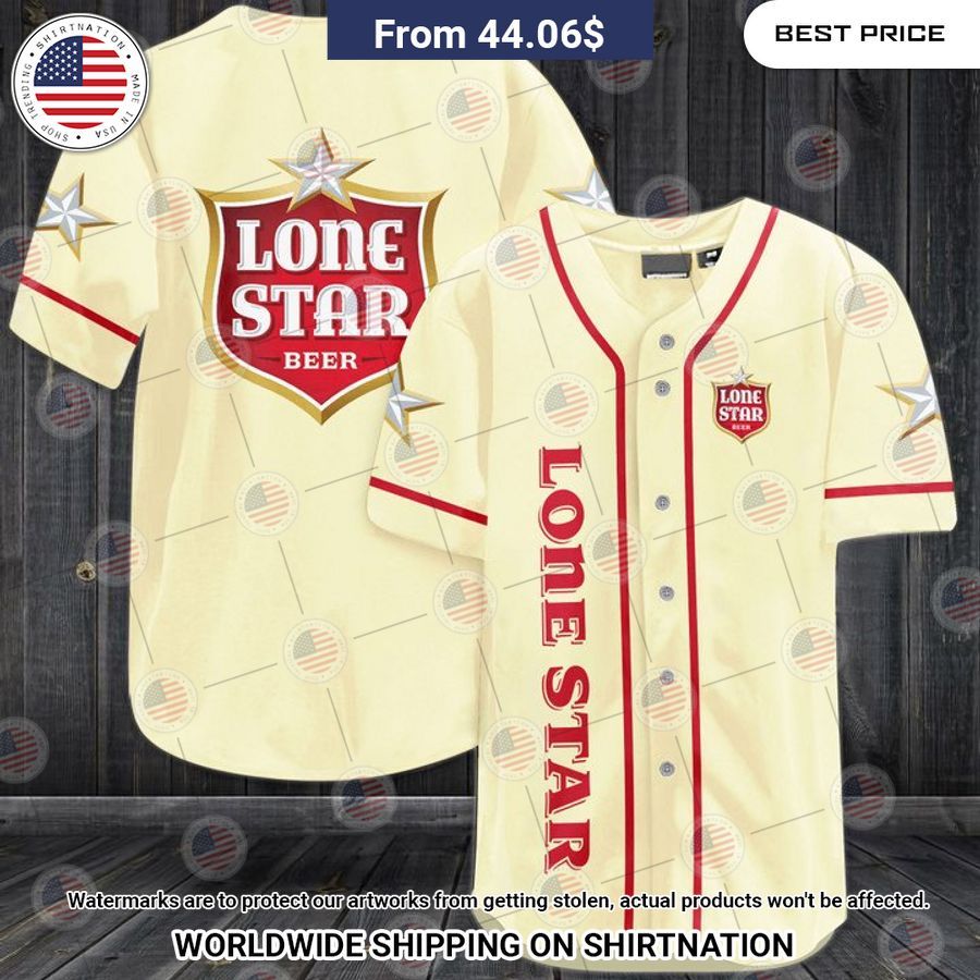 Lone Star Beer Baseball Shirt