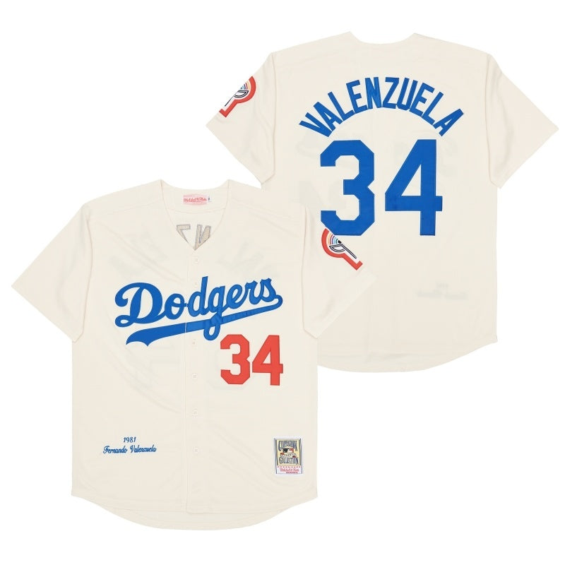 los angeles dodgers #34 fernando valenzuela Style 16