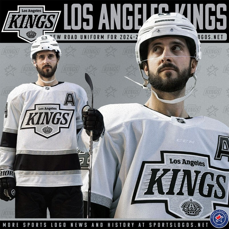 los angeles kings introduce new sparkly home and road