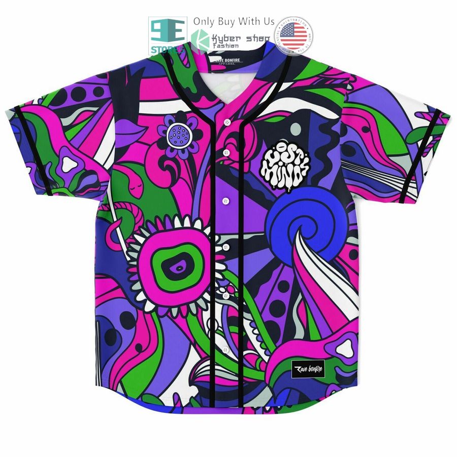 BEST Lost Minds trippy Baseball Jersey