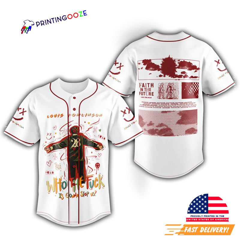 Louis Tomlinson 2023 World Tour Baseball Jersey
