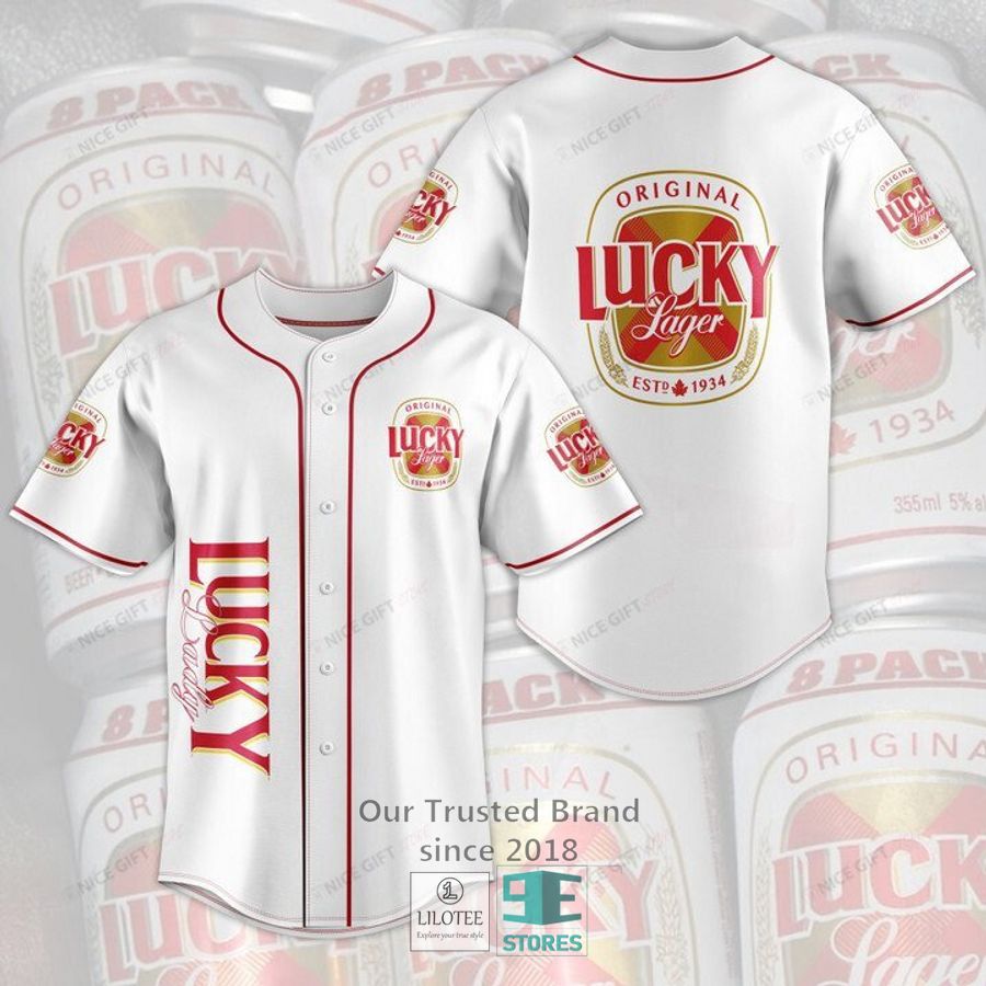 Lucky Lager Baseball Jersey