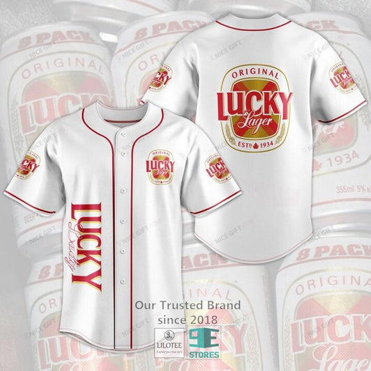 Lucky Lager Baseball Jersey