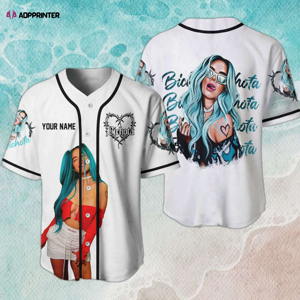 Maana Sera Bonito & La Bichota Jersey: Karol G Merch & New Album – Music Custom Baseball Jersey