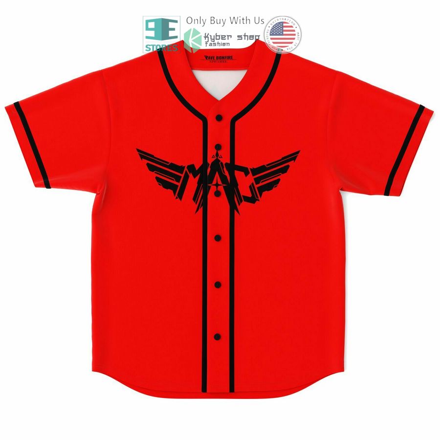 BEST Mac red Baseball Jersey