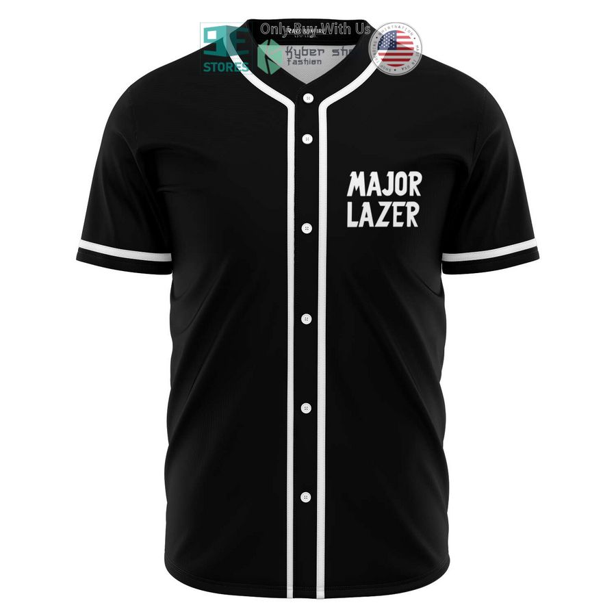BEST Major Lazer edm black Baseball Jersey