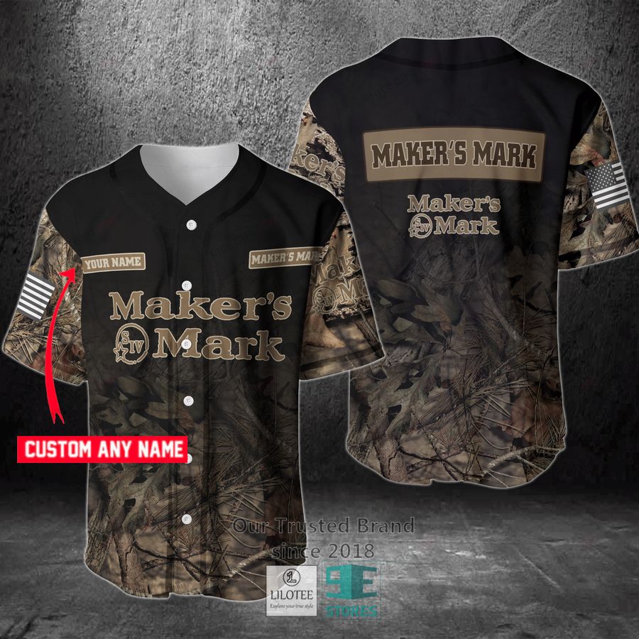 Maker S Mark Your Name Hunting Baseball Jersey