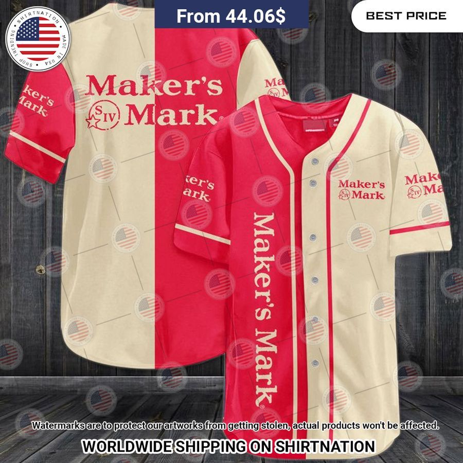 Maker's Mark Baseball Shirt