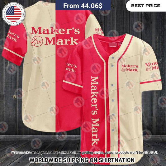 Maker's Mark Baseball Shirt