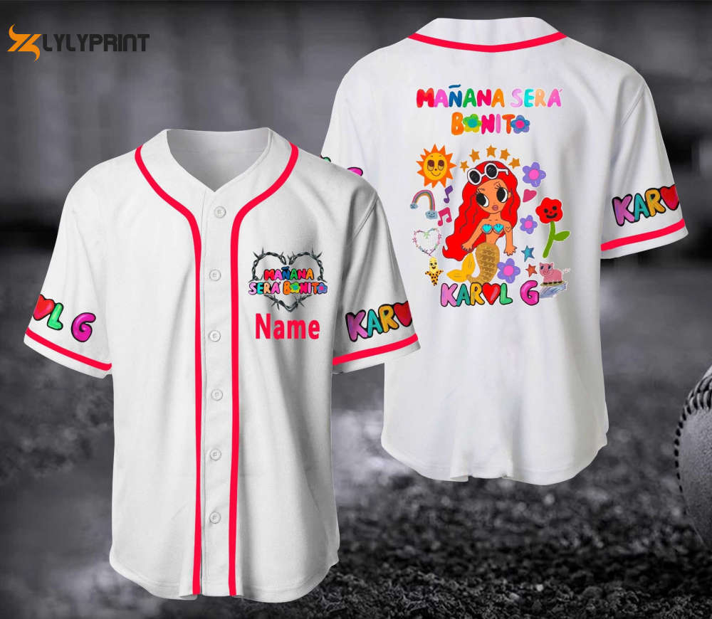 Manana Sera Bonito Jersey, Karol G Red Baseball Jersey - lylyprint.com T-Shirts, Hoodie, Sweatshirt (Image 1)