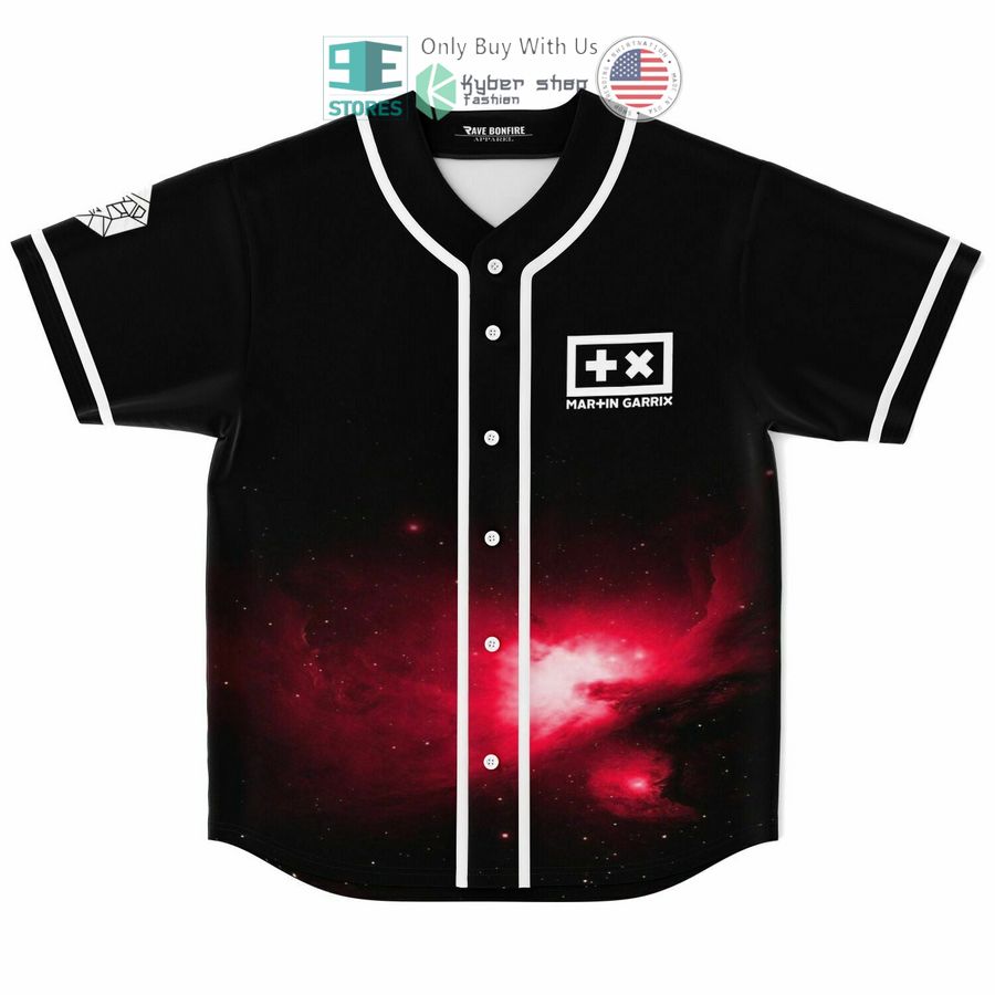 BEST Martin Garrix Black red Baseball Jersey
