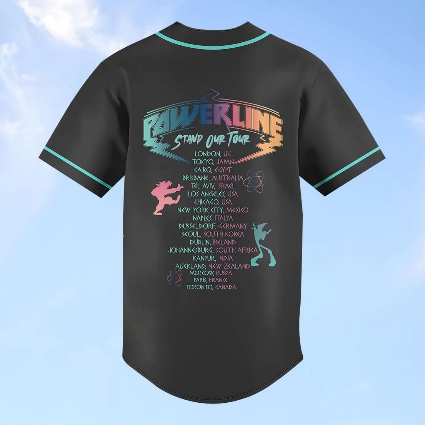 Max Goofy Roxanne Powerline Black Baseball Jersey T-Shirts, Hoodie, Sweatshirt | WearSparks.com (Image 4)