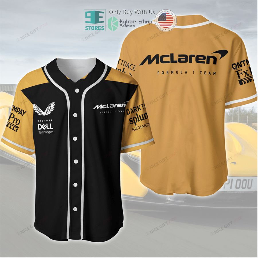 BEST MCLaren Formula 1 Team black Baseball Jersey