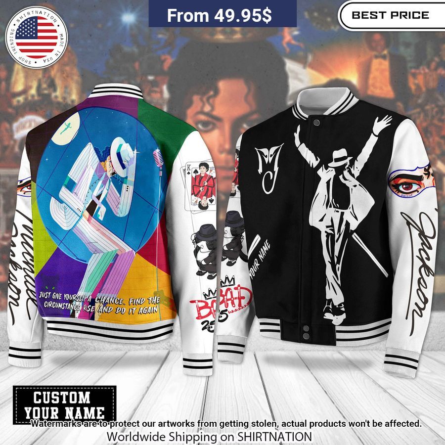 Michael Jackson Custom Baseball Jacket