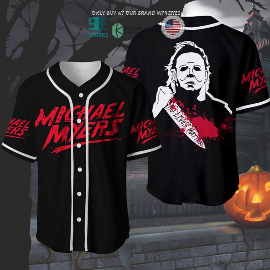 BEST Michael Myers Blood black Baseball Jersey