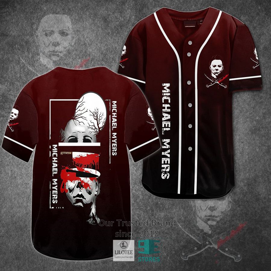 Michael Myers Horror Movie Baseball Jersey