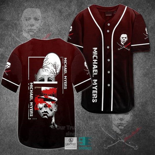 Michael Myers Horror Movie Baseball Jersey