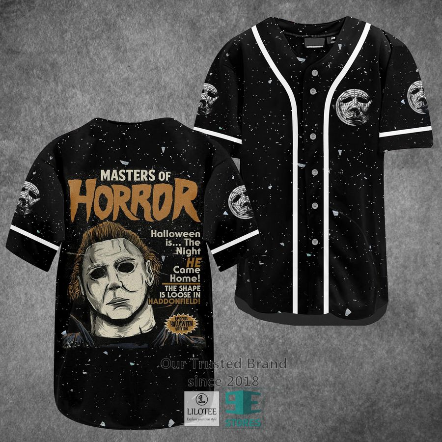 Michael Myers Master of Horror Movie Baseball Jersey